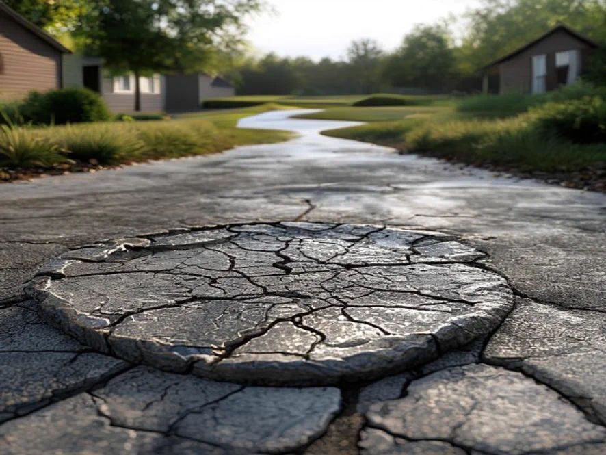 Why Asphalt Sinks and Cracks Around Manholes and Utility Covers