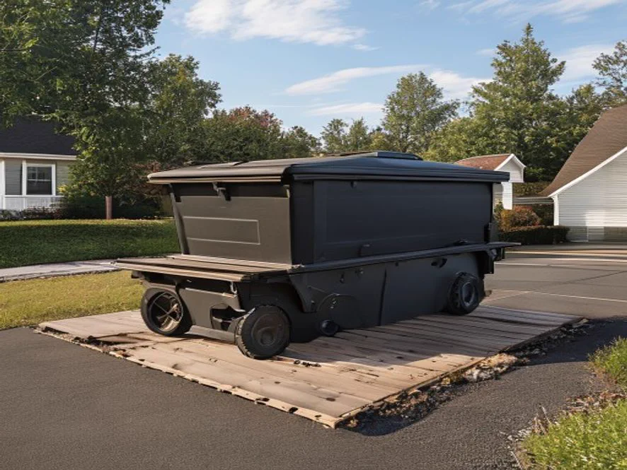 Roll-Off Dumpster on Your Asphalt Driveway: Avoiding Cracks and Who's Liable