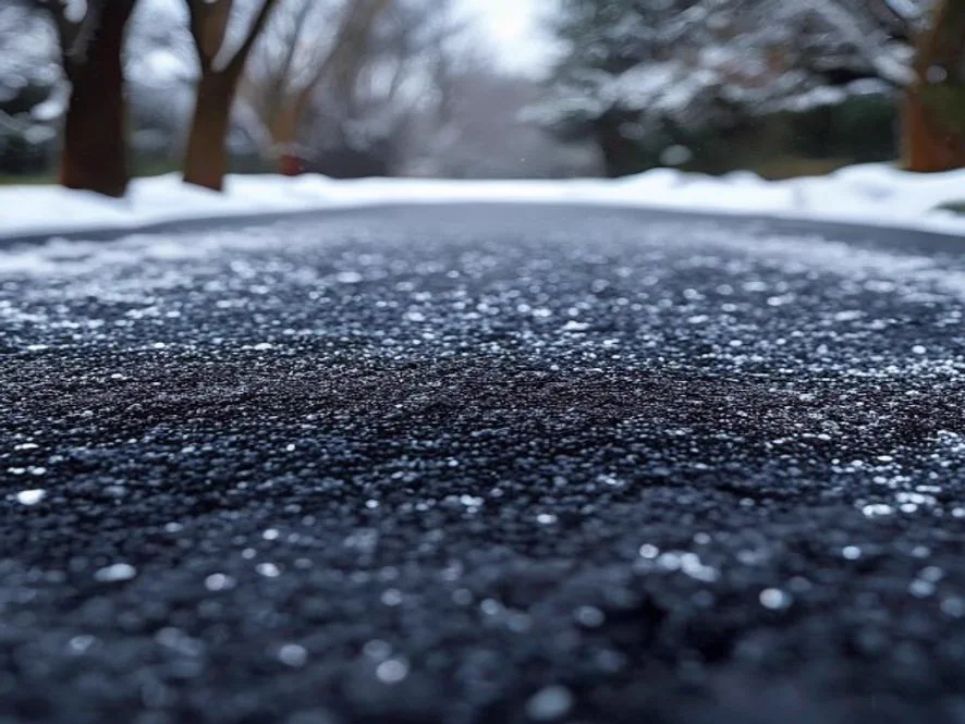 Protecting a new asphalt driveway through its first winter