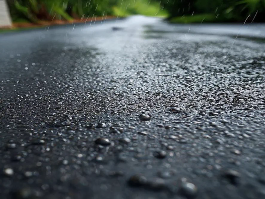 Rain on a New Asphalt Driveway: What It Does and What to Do